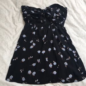 For Love & Lemons Black Floral Mini Dress